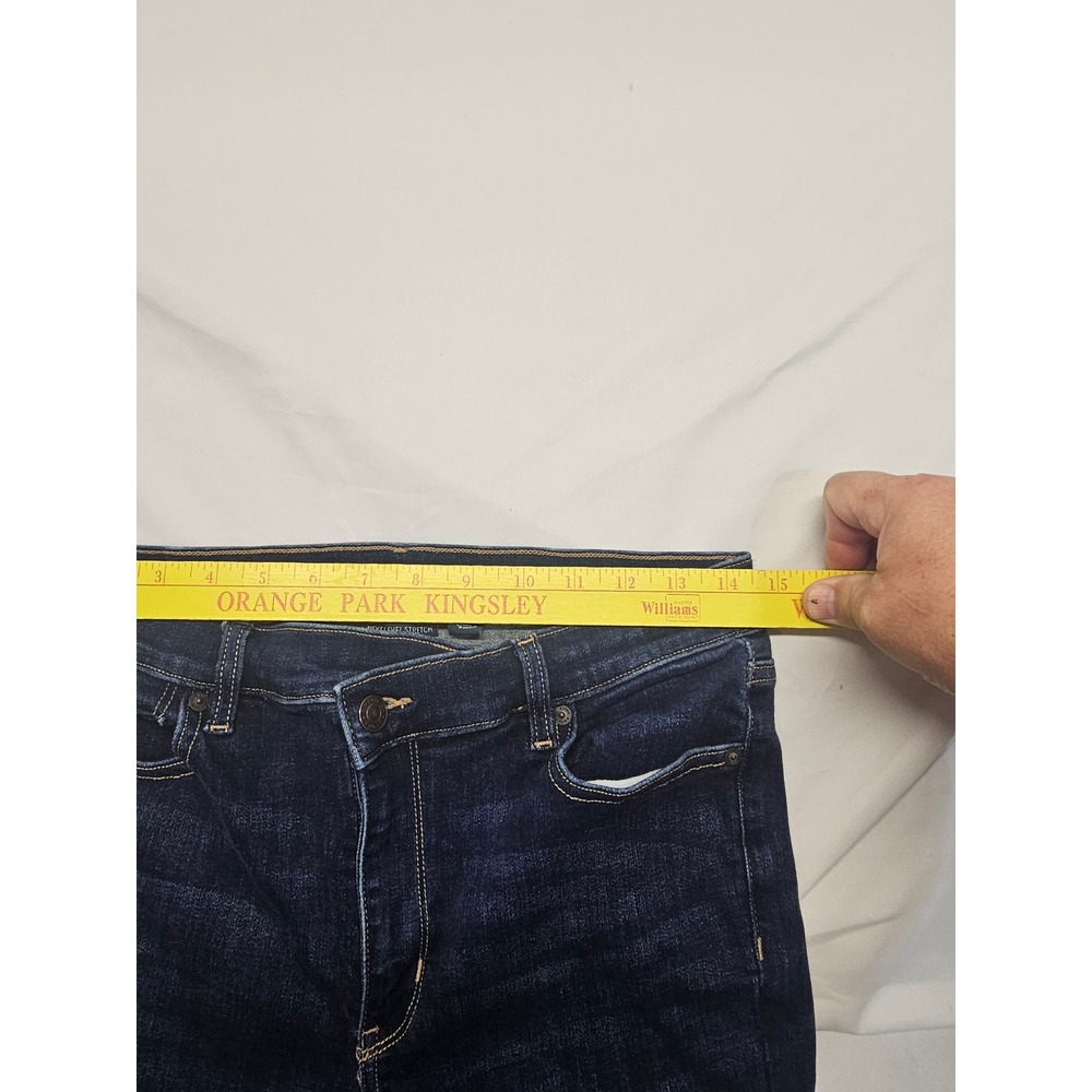 American Eagle Next Level Stretch Dark Wash Flare Jeans Juniors Size 10 - Picture 7 of 9